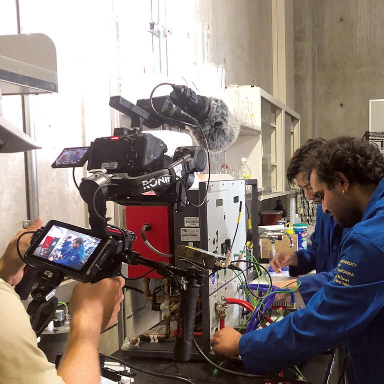 Bourns College of Engineering Lab – Behind the Scenes Photo